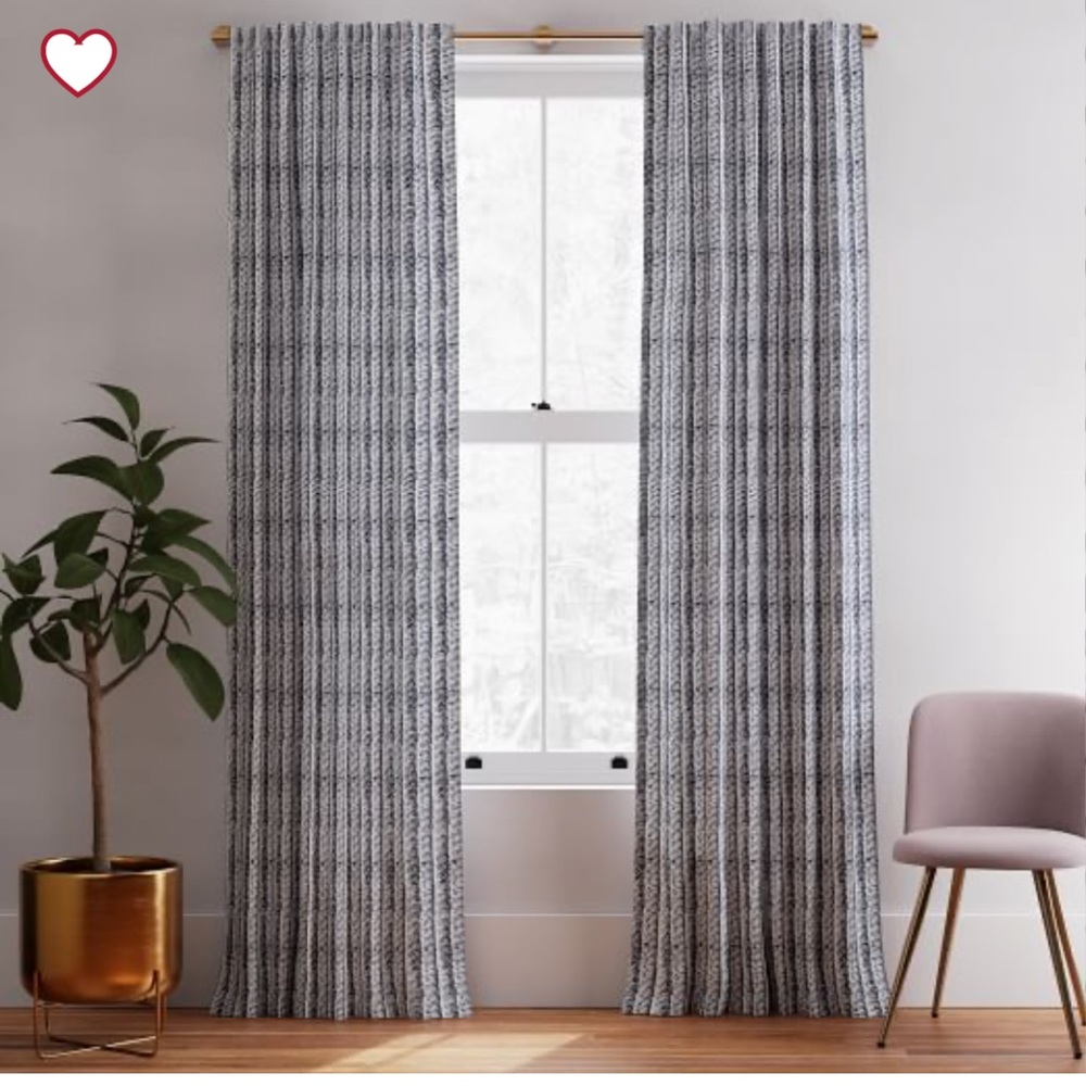 West Elm curtains